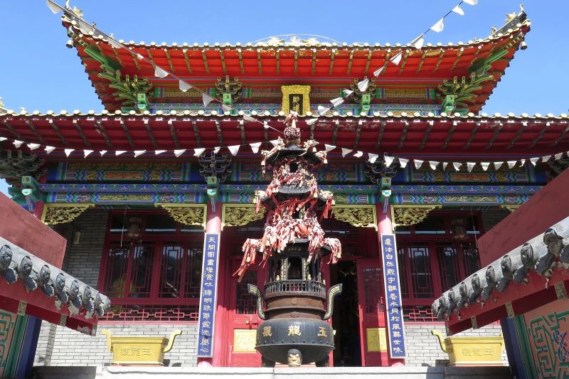 南芬钓鱼台玉龙观酒坊,游走紫竹院