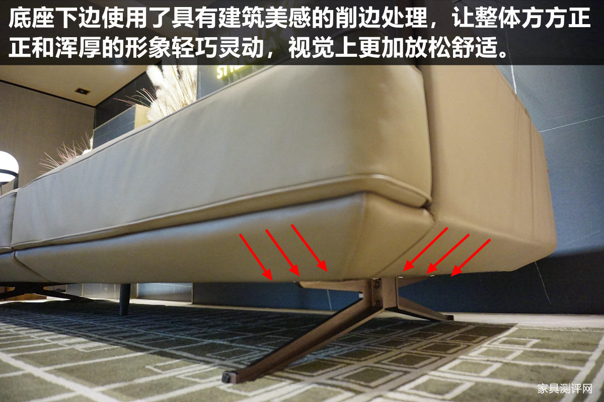 格调沙发测评：规整简约风，素雅的轻奢（时代系列：PS586）