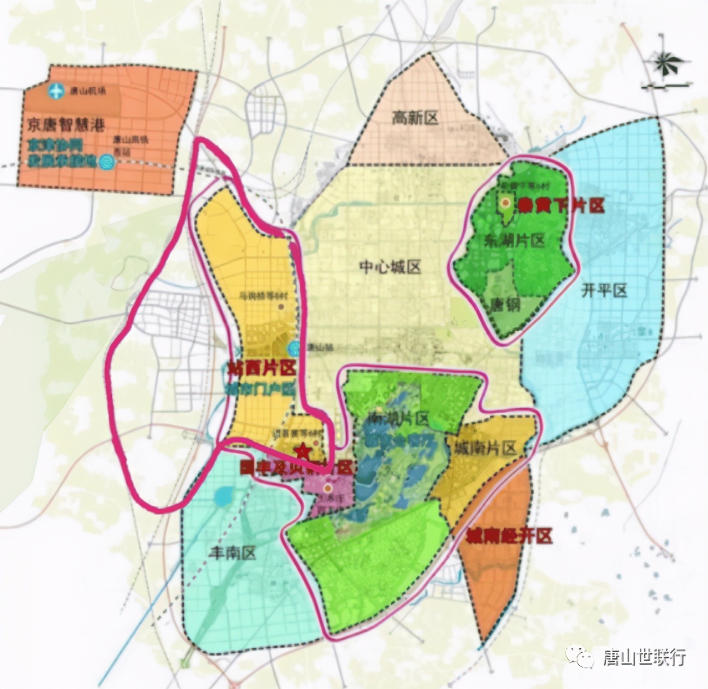 唐山西部发展,唐山西部经济