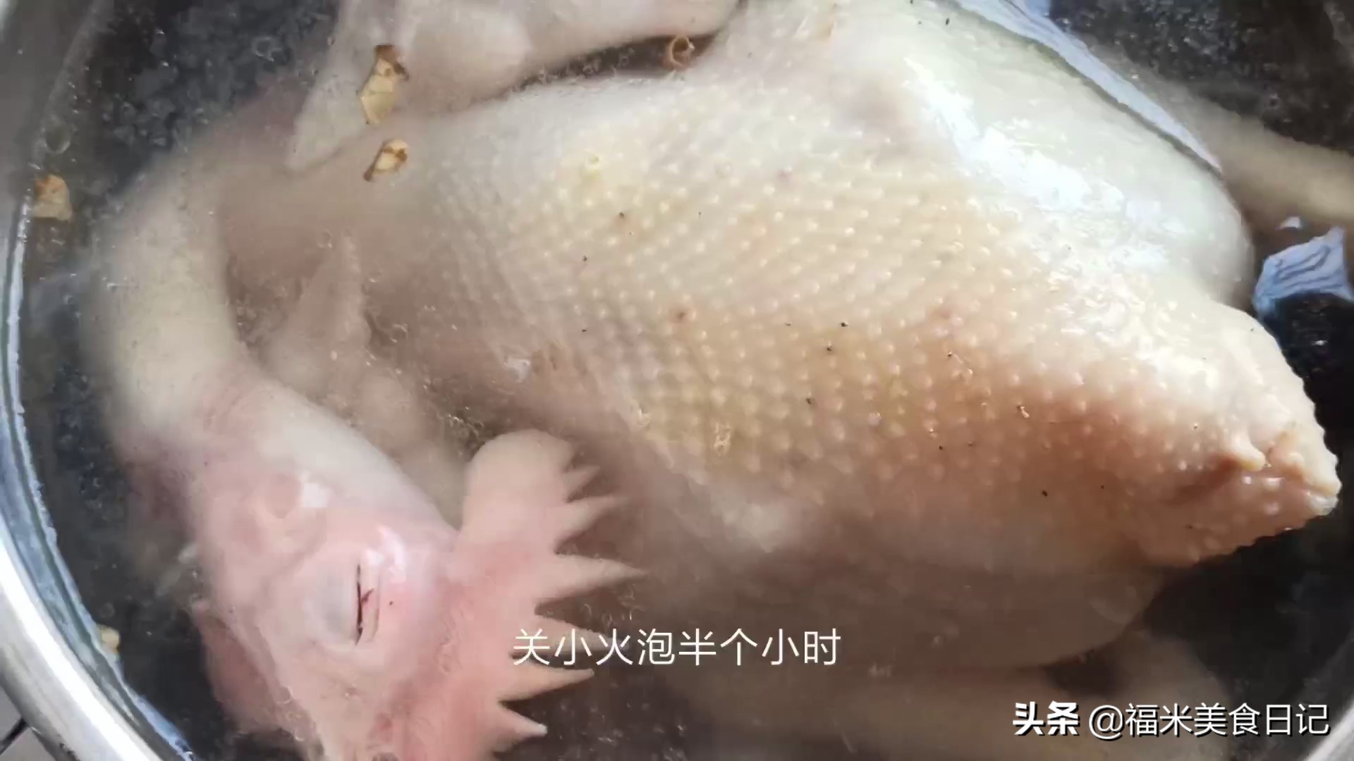 白切鸡浸鸡做法,广东正宗白切鸡浸熟法