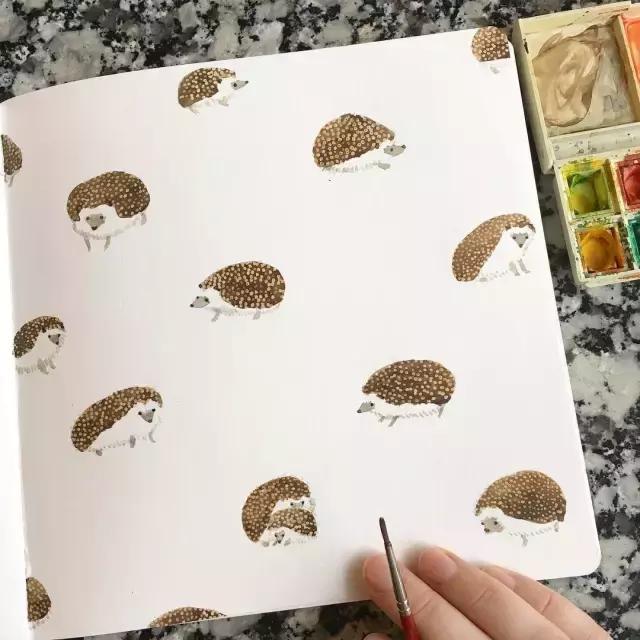 手残党零基础画,纹理画教程初学者