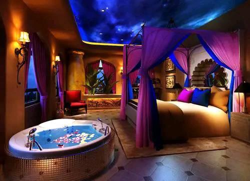 情侣酒店喜欢用圆床是因为美观吗,为什么情侣酒店都是长方形床