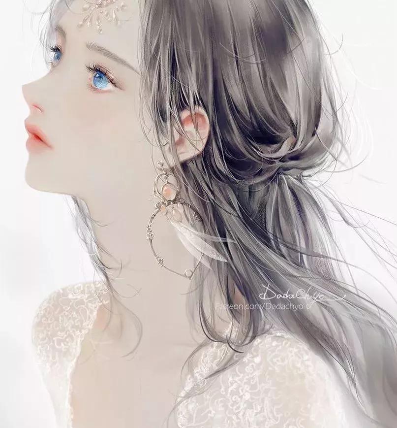 浓重的日式古风插画可爱又迷人,超有故事感的古风中国风插画