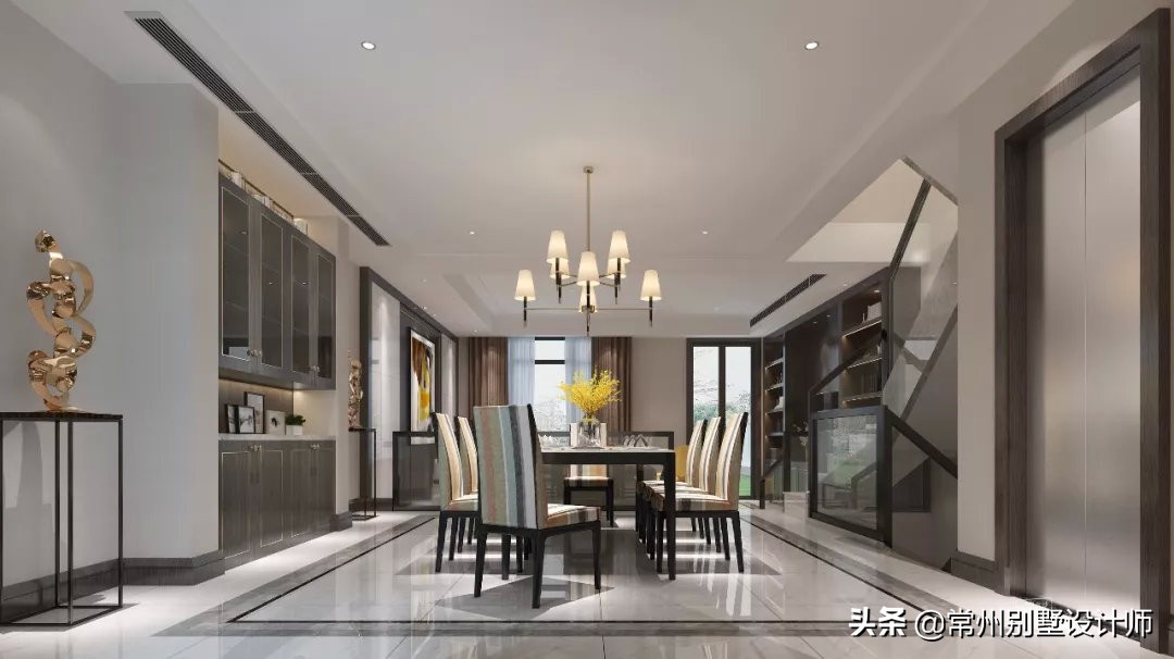 常州别墅装修空间规整的现代风格 (常州法式轻奢装修)