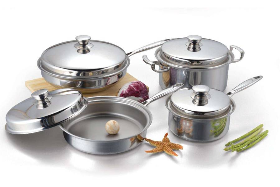 不锈钢锅使用前清洗,不能用钢丝球的锅怎么洗干净