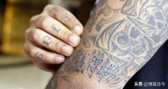 泰森钱德勒坎比,nba球员的中文纹身