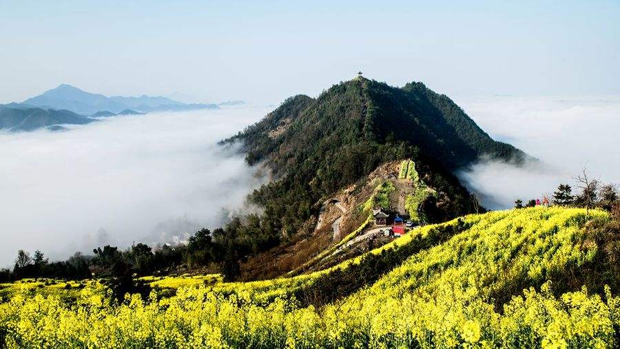 文房四宝产地歙县~盆景徽剧之乡~高山土楼梯田