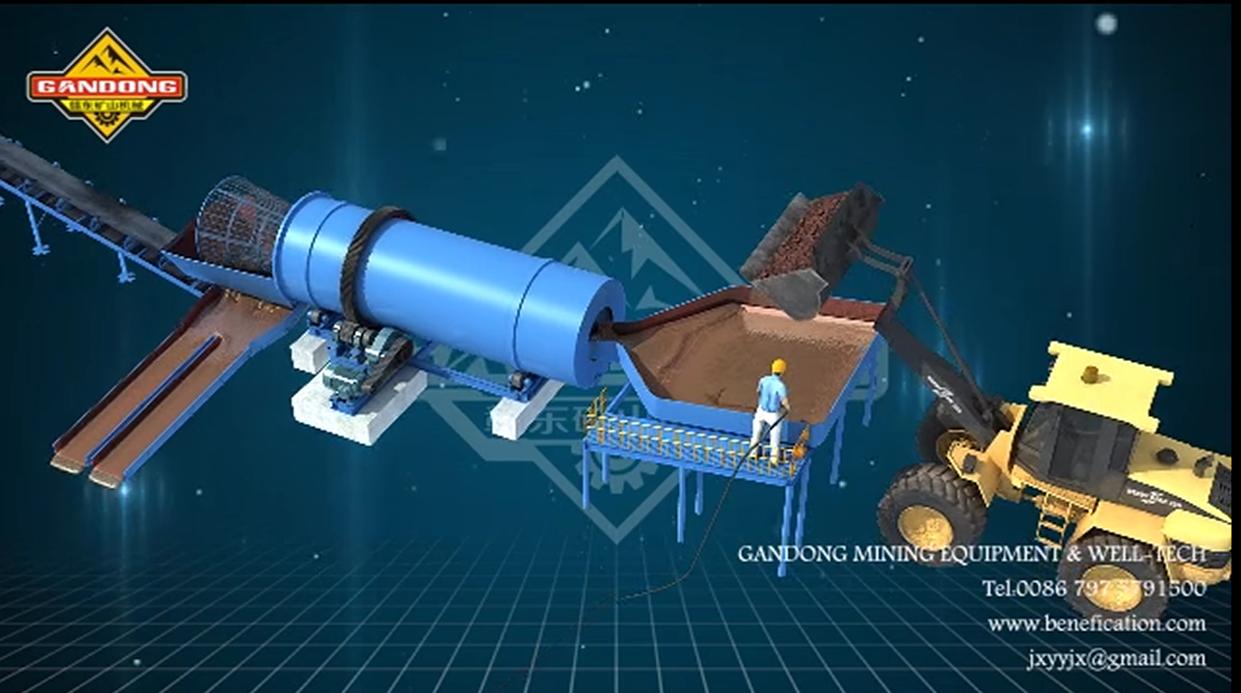 江西滚筒筛式洗石机,江西螺旋洗石机一体机