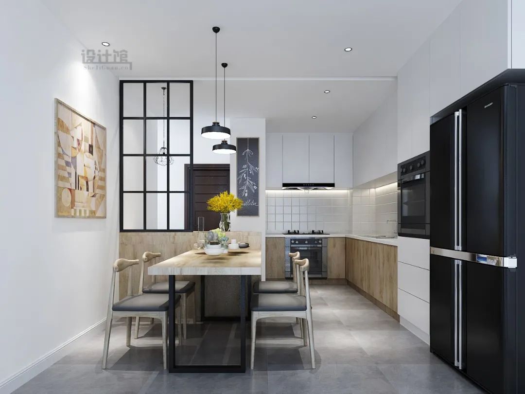 意式极简风格餐桌用什么石材颜色,什么样的实木餐桌好看又实用