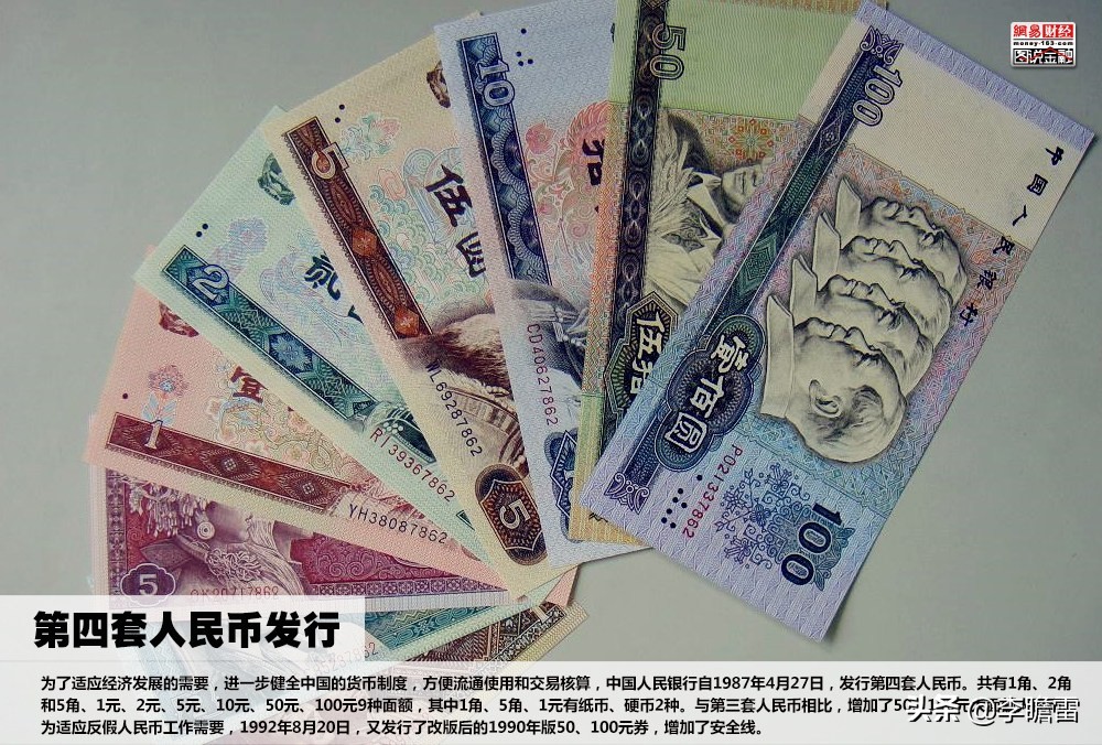 中国人民币的发展史有哪些,100元人民币发展史