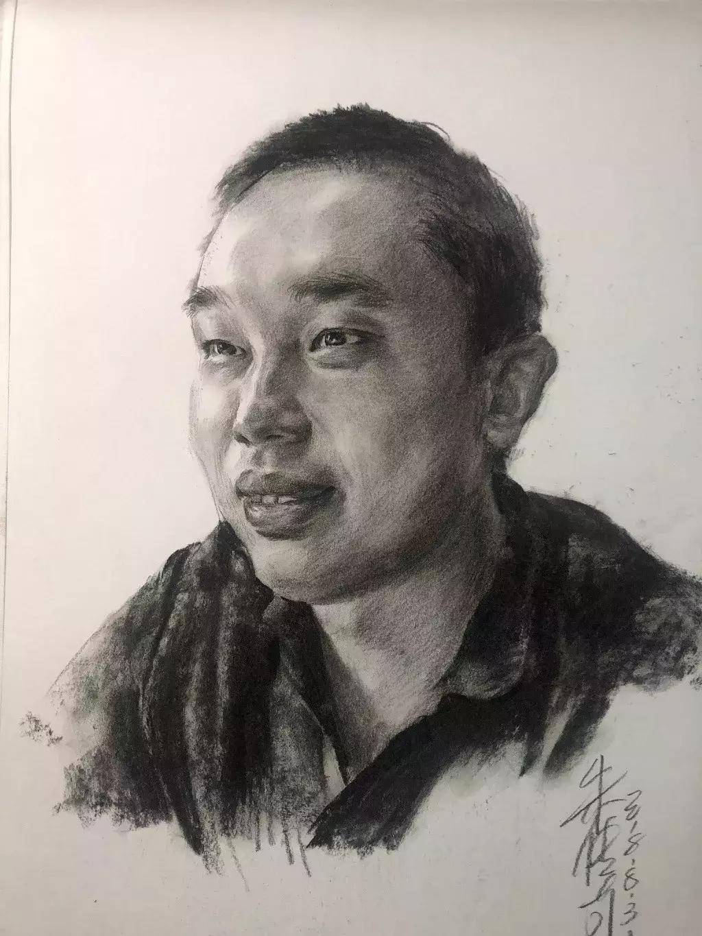 央美状元朱传奇素描,央美朱传奇