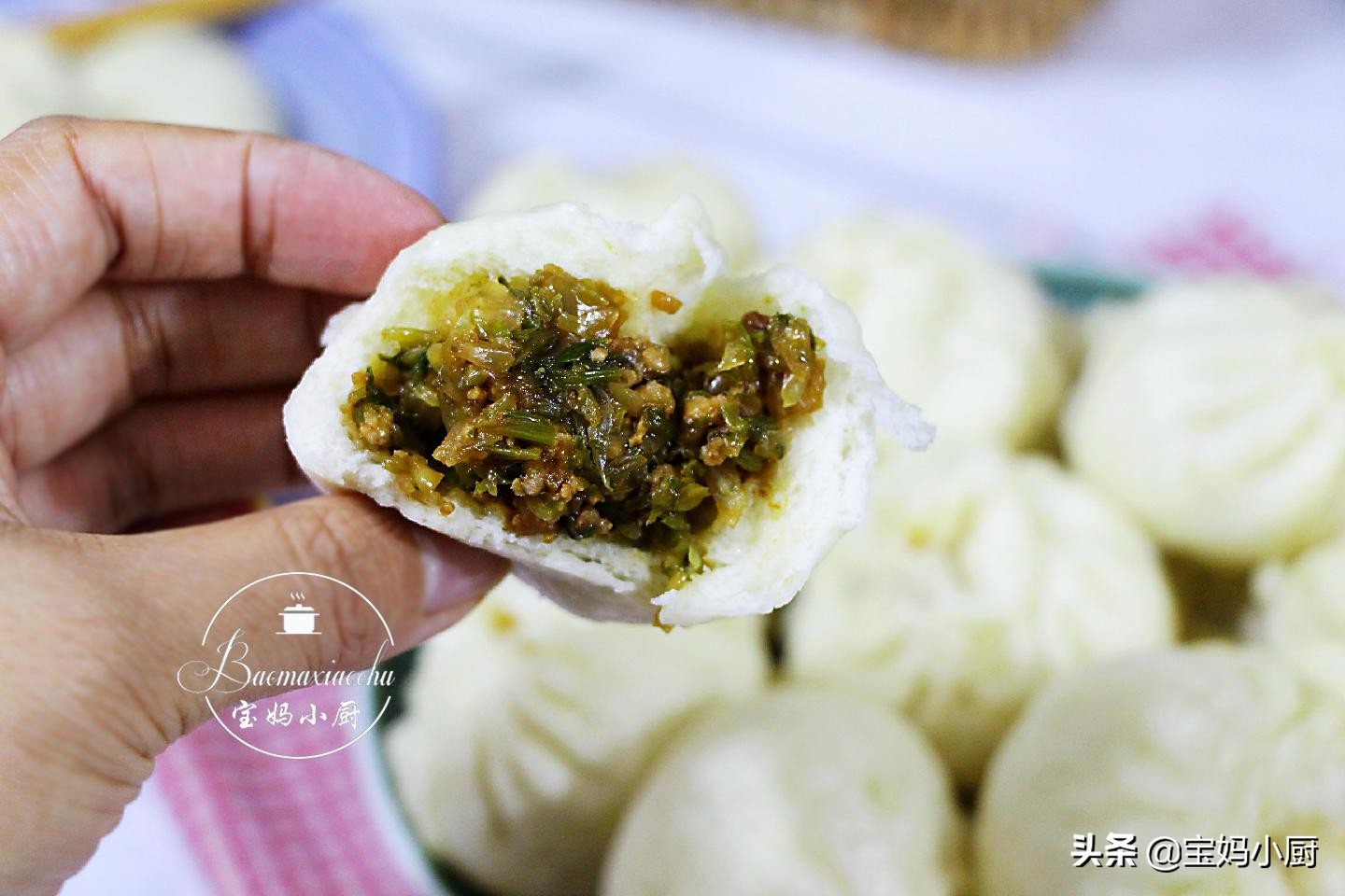 宅家里做包子怎么做,早餐店蒸包子发面最佳方法