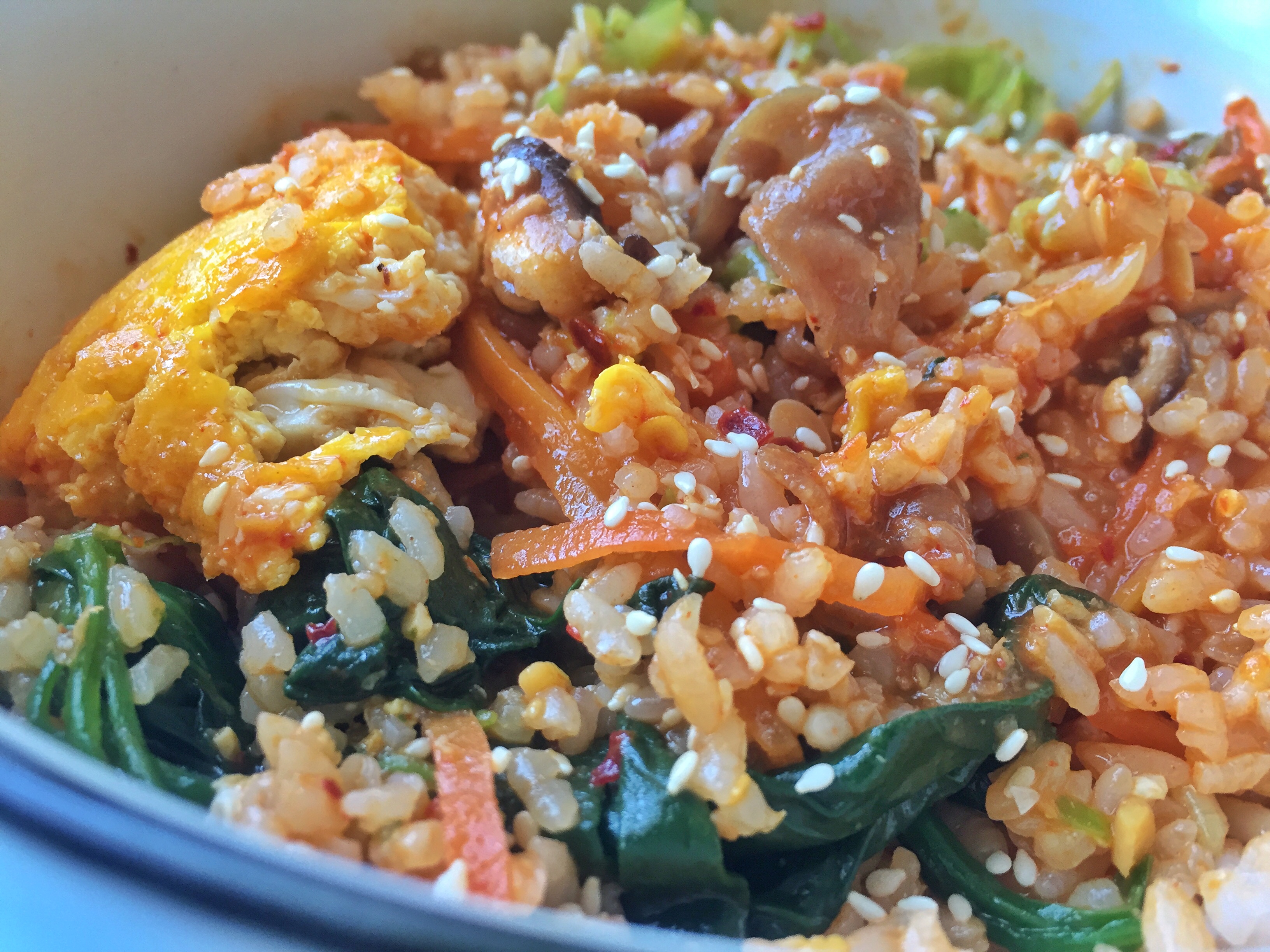 超简单的韩式拌饭超好吃美食,超级简单的韩式拌饭