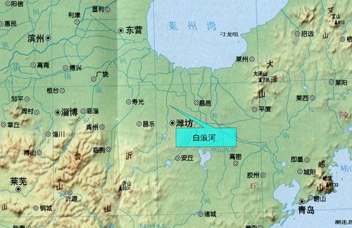 齐鲁地名探究诗经,白浪河奎文门