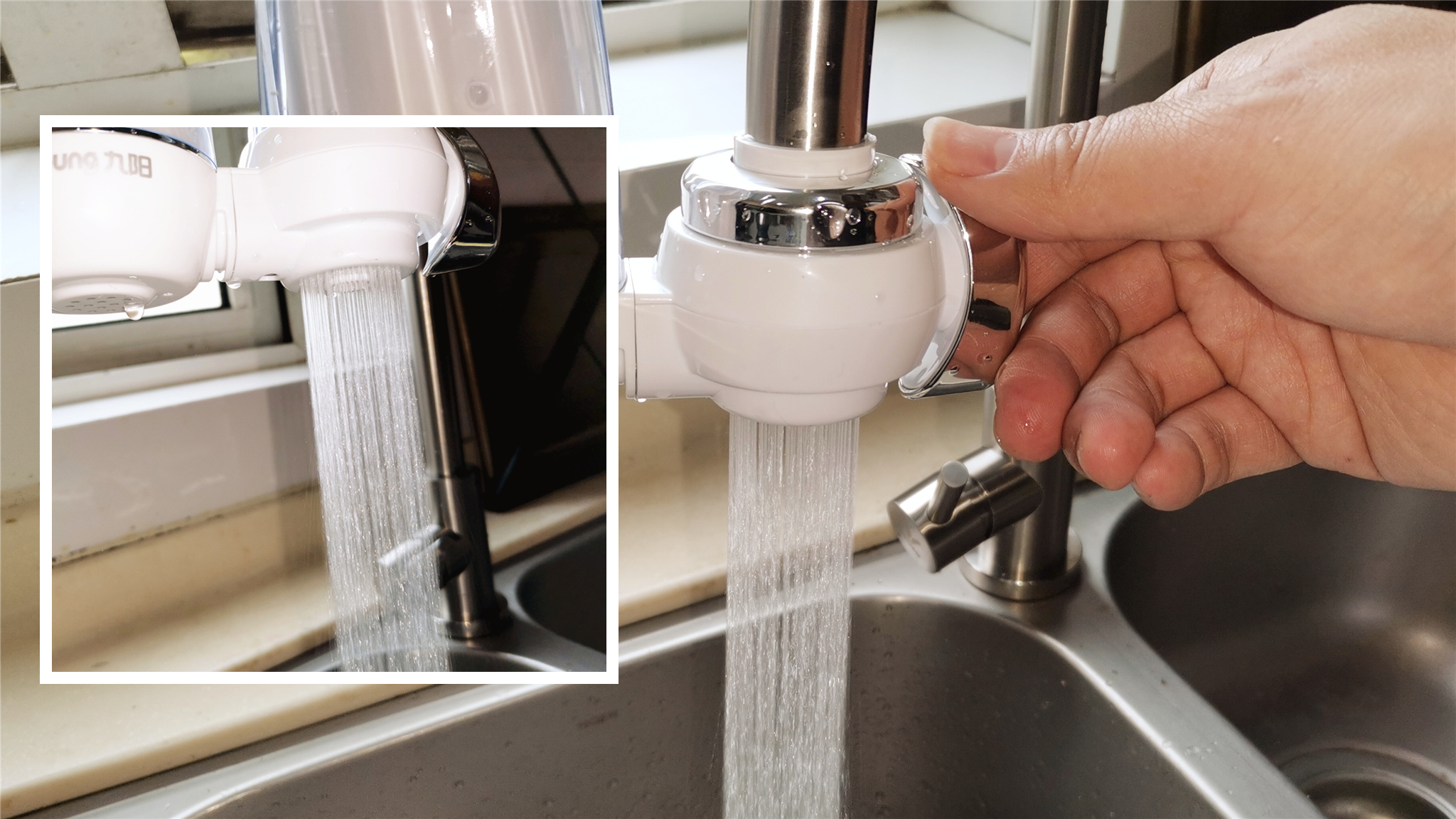 九阳厨下式净水机,九阳水龙头净水器如何净水