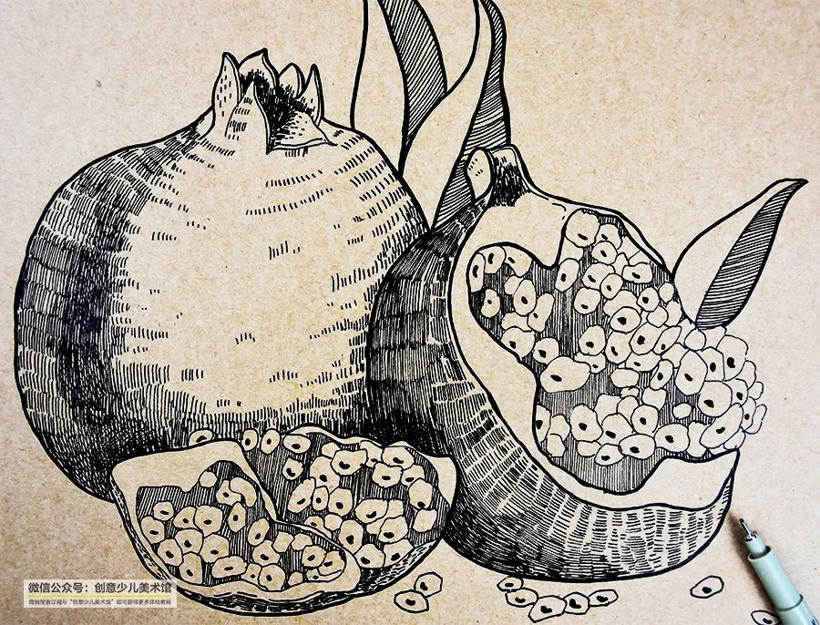 彩铅画8岁儿童画秋天风景,用彩铅画简单四个不同季节儿童画