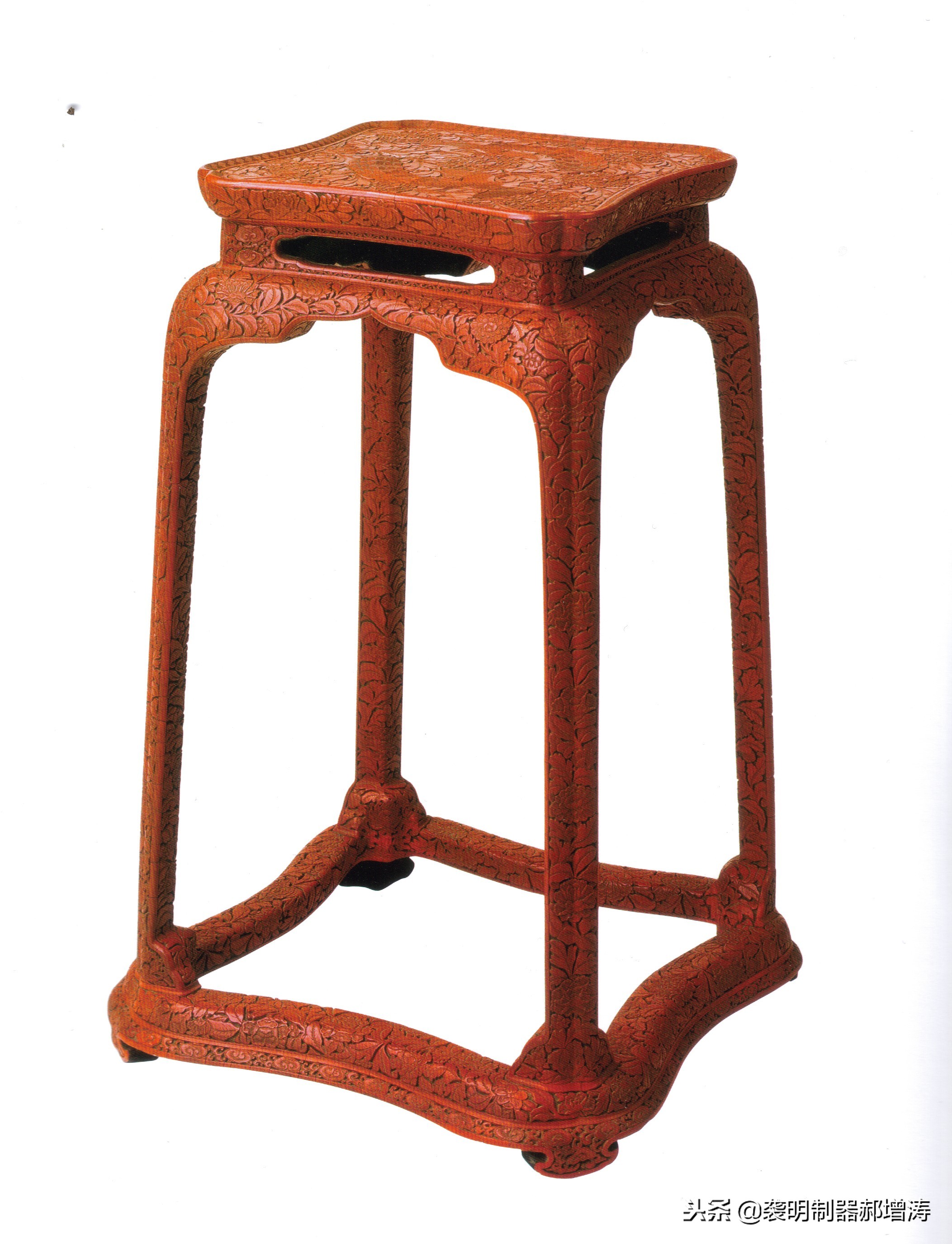 袭明｜古人享乐离不开香解读明式家具承托香炉珍贵的方香几