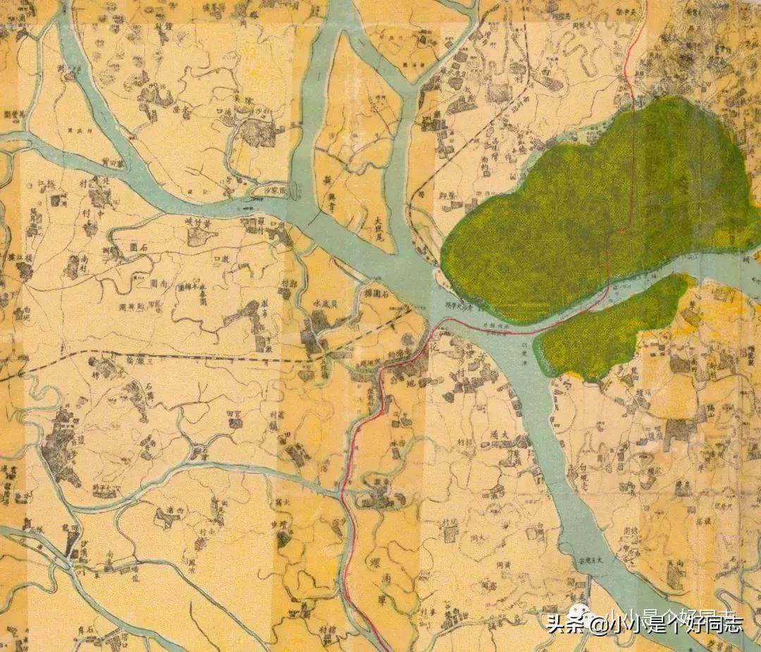 佛山南海之前的旧地图,旧佛山地图