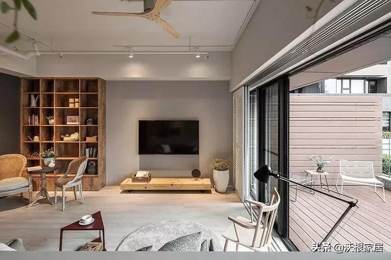 法式原木风家居案例,家居北欧风装修效果图