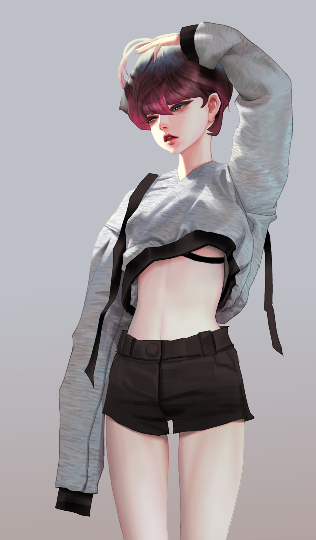 服饰穿搭小插画,30幅插画和你探讨如何时尚穿搭