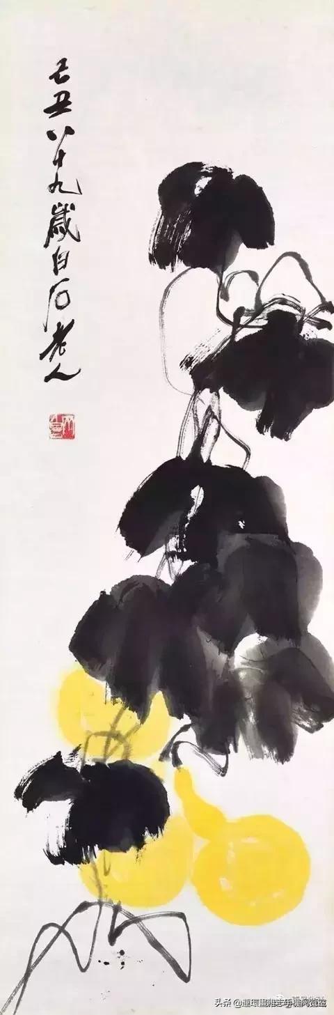 齐白石葫芦精品图片,齐白石葫芦国画