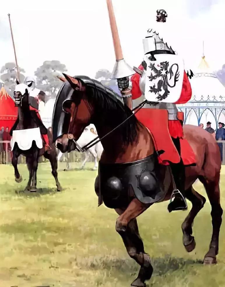 欧洲中世纪骑士比武大赛,中世纪马背长矛对决视频