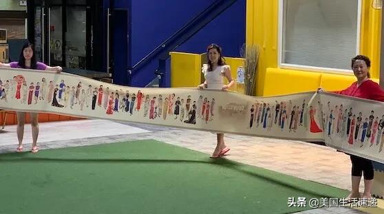 全球旗袍画中人,全球华人旗袍秀长卷