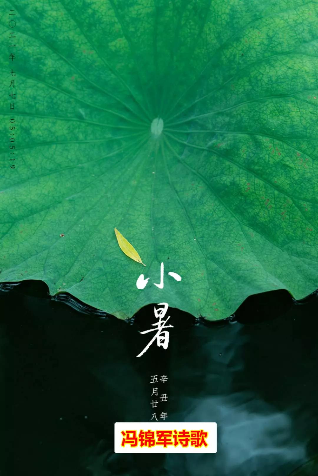 小暑节气图片祝福短句,小暑节气图片横款