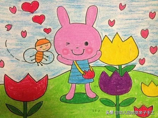 上百张幼儿园创意儿童画,儿童绘画创意3-6岁童年童画