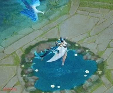 虞姬云霓雀翎孔雀舞,王者荣耀虞姬云霓雀翎与原皮比赛