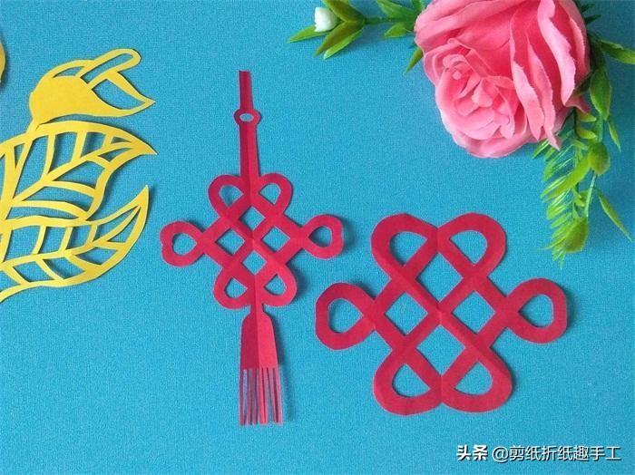 简单中国结手工剪纸,中国结简单手工剪纸教程大全