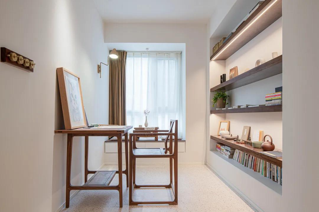 西安母女的111㎡三室暗房,拱形门、水磨石,超强储物力