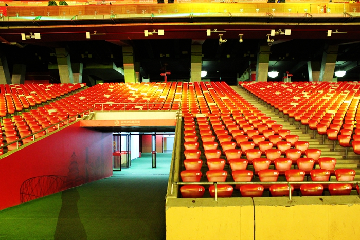 国家奥体中心灯光秀,鸟巢朝阳灯光节