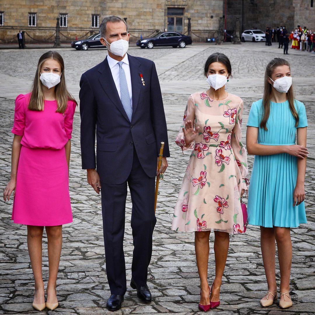 西班牙双公主颜值,西班牙俩公主同亮相