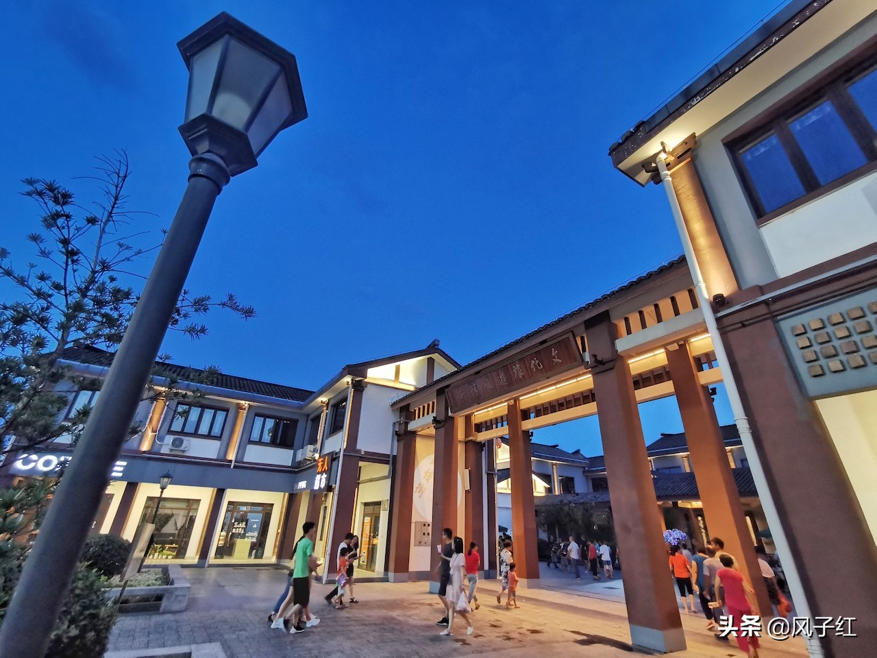 绍兴上虞中华孝德园夜市,绍兴网红打卡地夜市