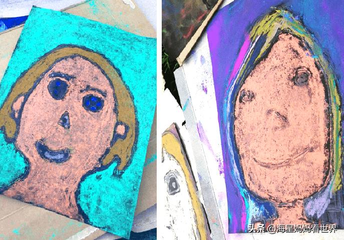 蜡笔油画棒画法,超简单的油画蜡笔素材教程