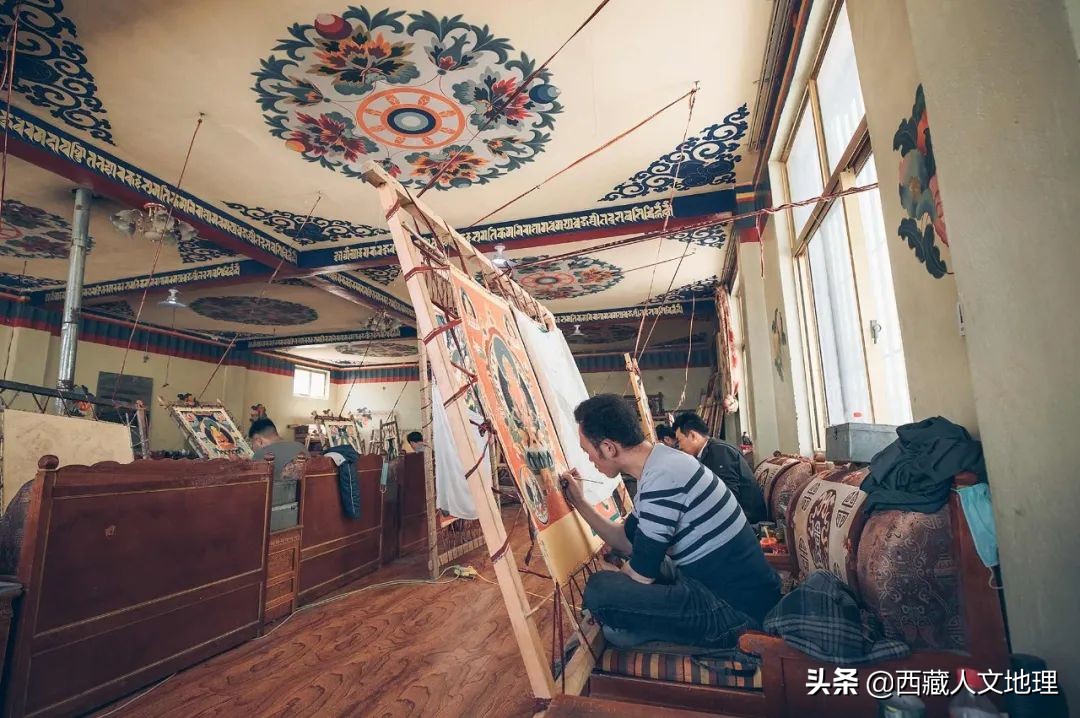 布达拉宫里最珍贵的唐卡,扎什伦布寺唐卡意义
