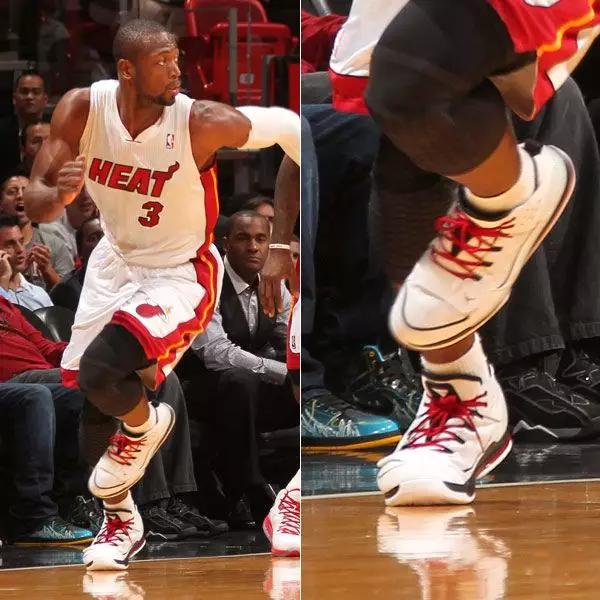 韦德在球场穿的球鞋,韦德上脚球鞋合集