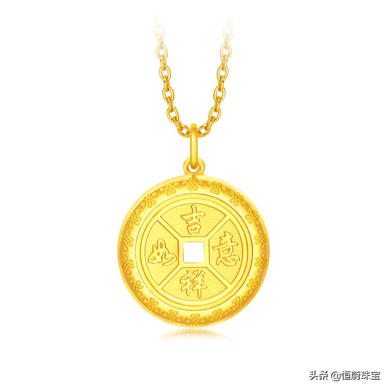 周大福50岁佩戴黄金项链,50岁女人戴哪款项链好看