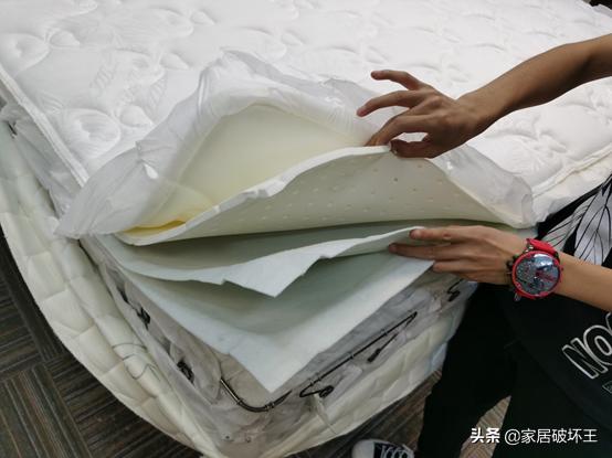顾家1075床垫拆解,顾家弹簧床垫