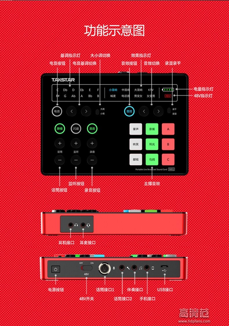 得胜mx1声卡唱歌演示视频,得胜mx1声卡怎么连接手机直播