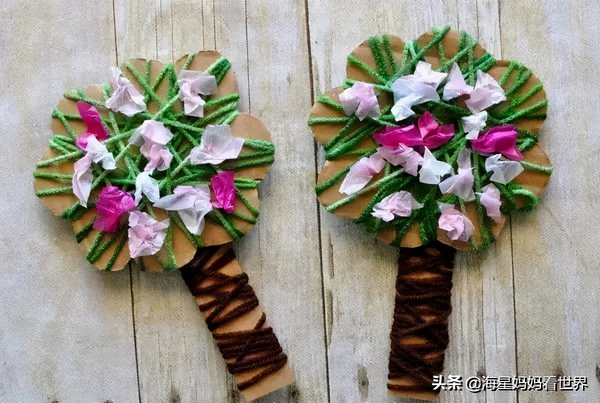 植树节种树简单又漂亮,关于植树节制作大树的图片