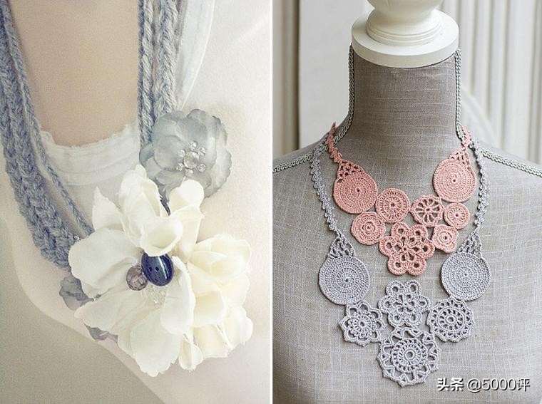 钩织饰品小星星,精品小饰品钩织