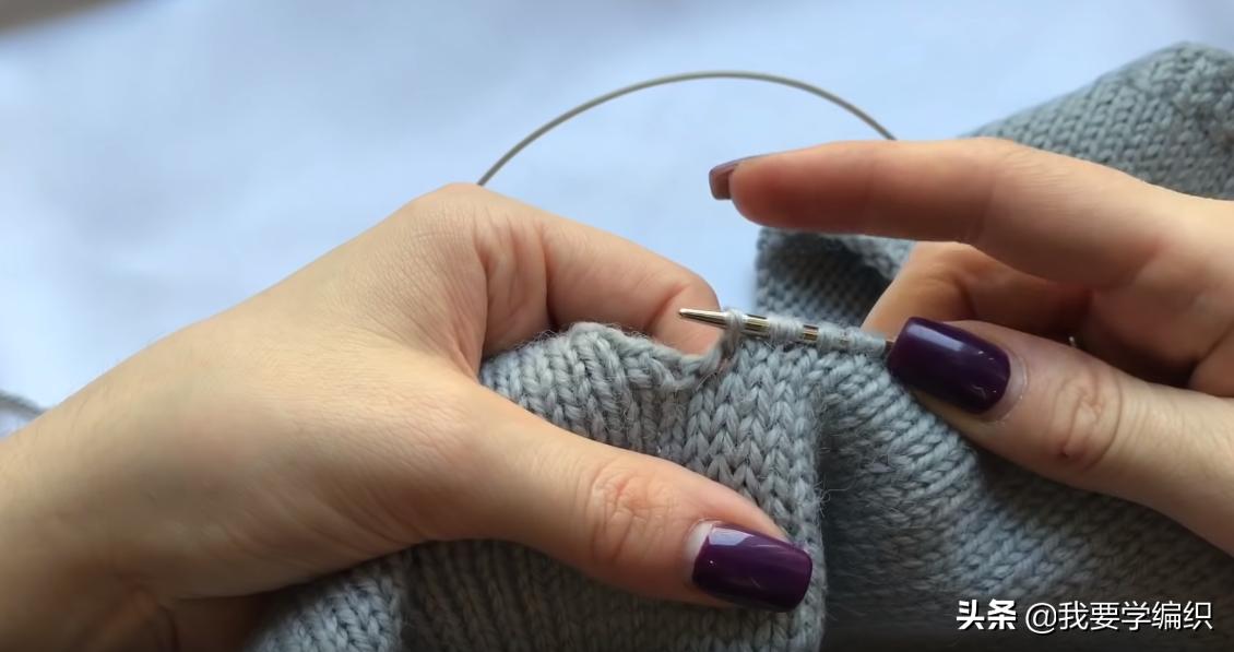 v领挑边怎么织,织毛衣织螺纹哪一个好看