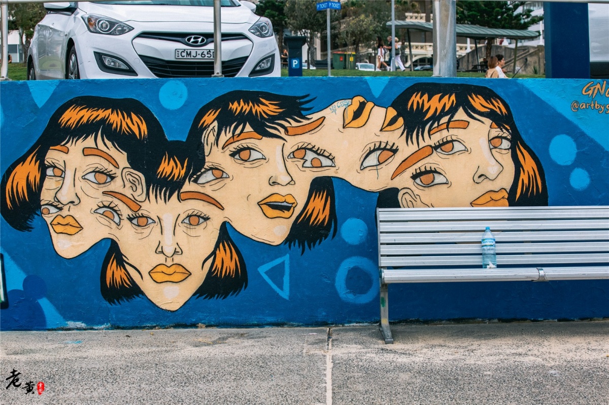 澳洲邦迪海滩美景,澳洲悉尼邦迪海滩游记