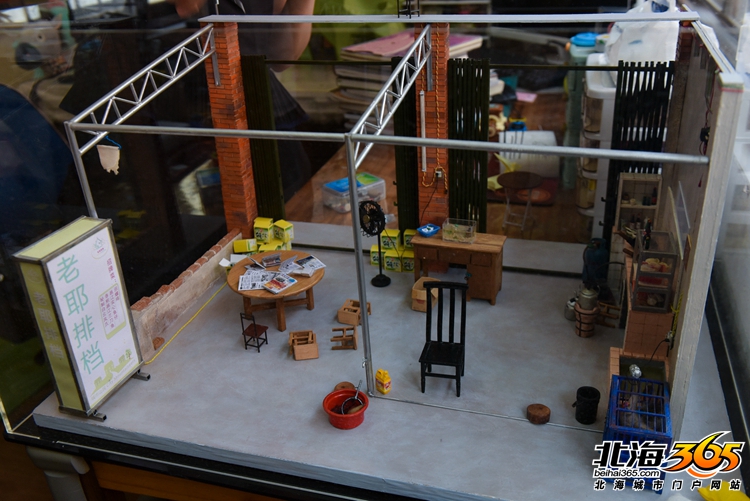 微缩达人施紫丽，她把北海老街“变”成国礼