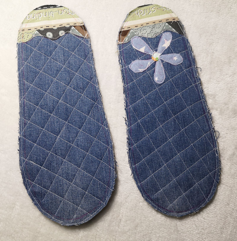 冬日暖阳拖鞋全教程,郁金香棉拖鞋的教程