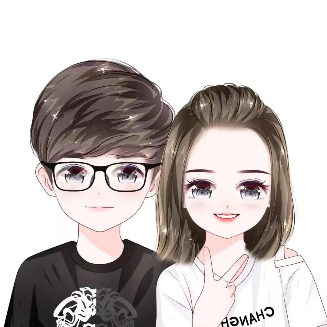 甜酷可爱的微信头像卡通,又好看又可爱又美丽的情侣头像