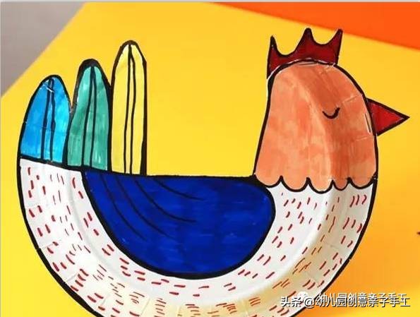 二十四节气纸盘手工制作春分,一次性纸盘手工制作大全视频