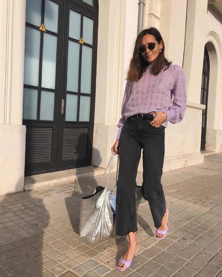 今年流行的紫色穿搭,超显白的五种颜色穿搭